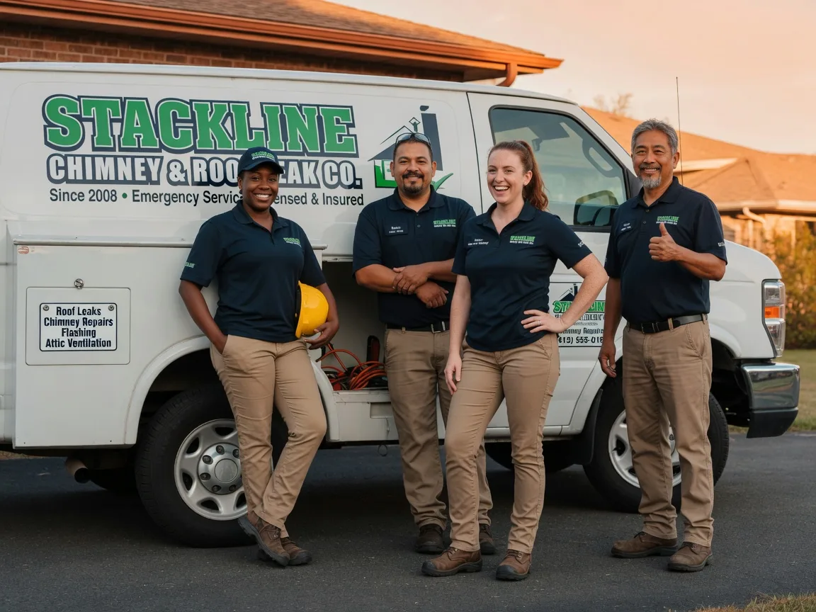 Chimney flashing repair company in Guysville, OH
